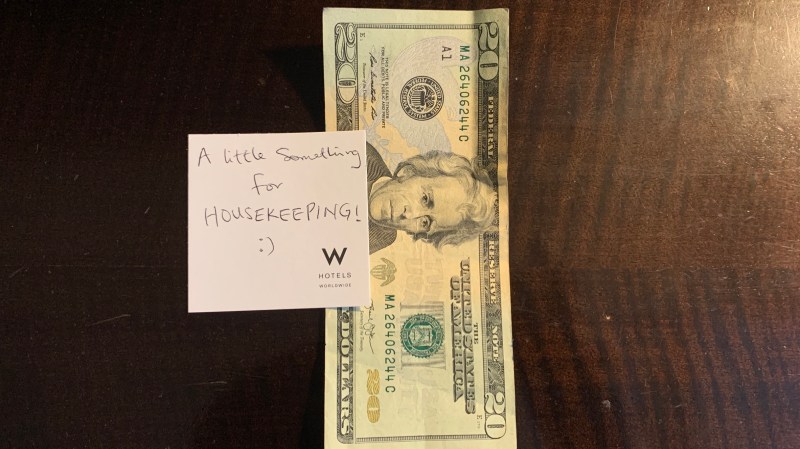For housekeeping