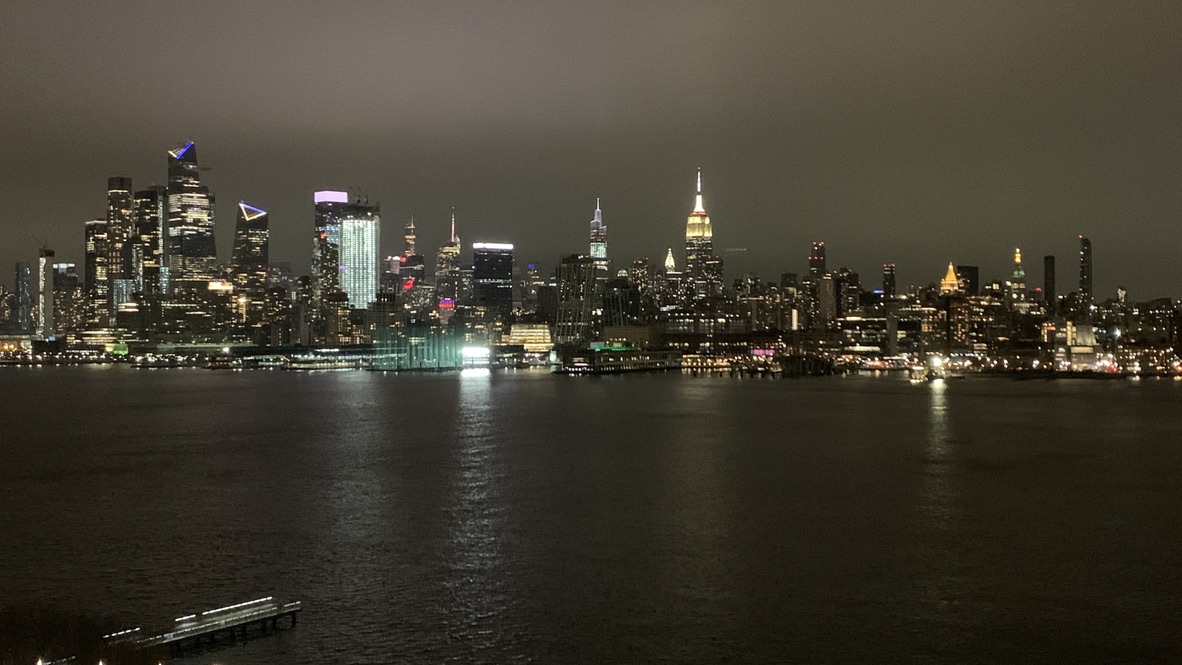 W Hoboken - Empire State Building at night