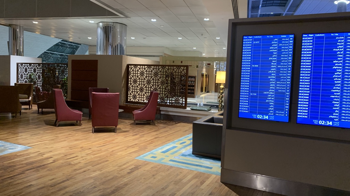 Near entrance at the lounge