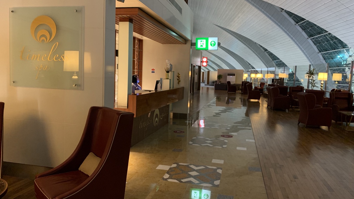 Timeless Spa at the Emirates First Class Lounge Dubai