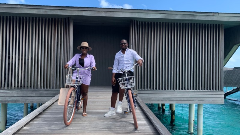 Bicycles at The St. Regis Maldives Overwater Villa