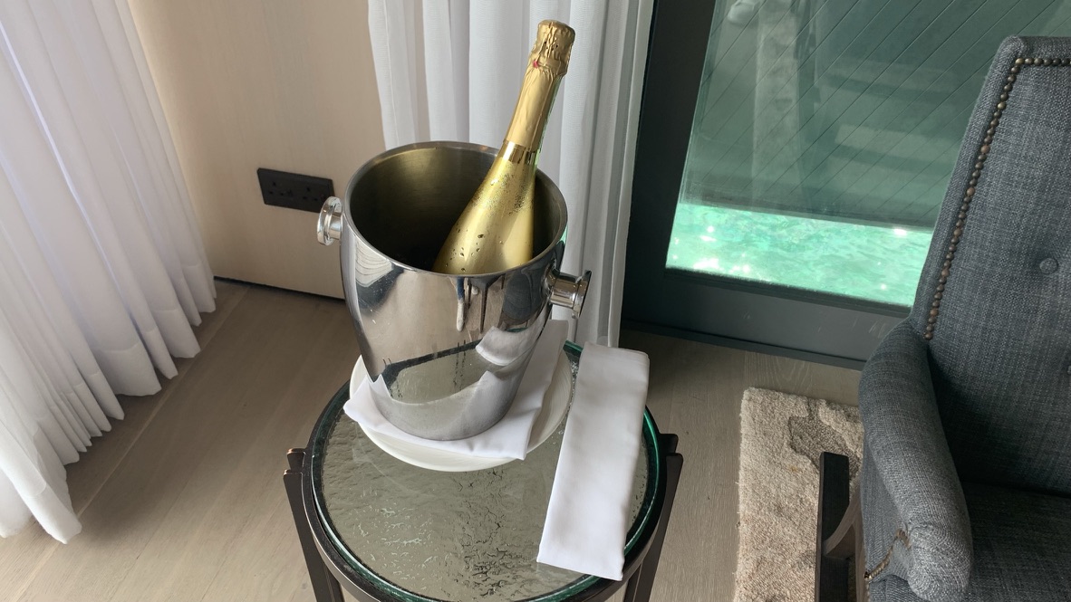 Champagne on arrival