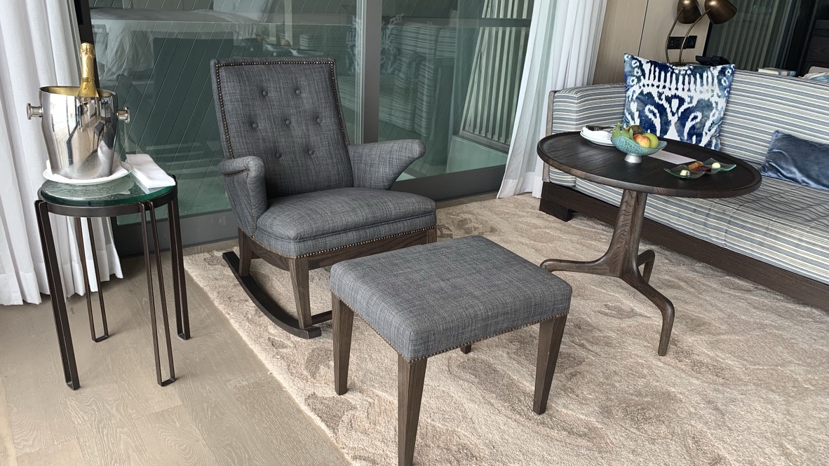 Sunrise Overwater Bungalow - rocking chair