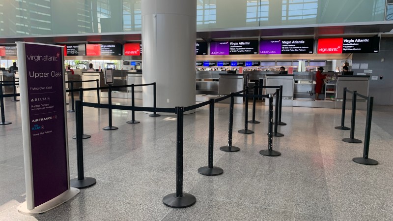 Virgin Atlantic Upper Class - Checking in