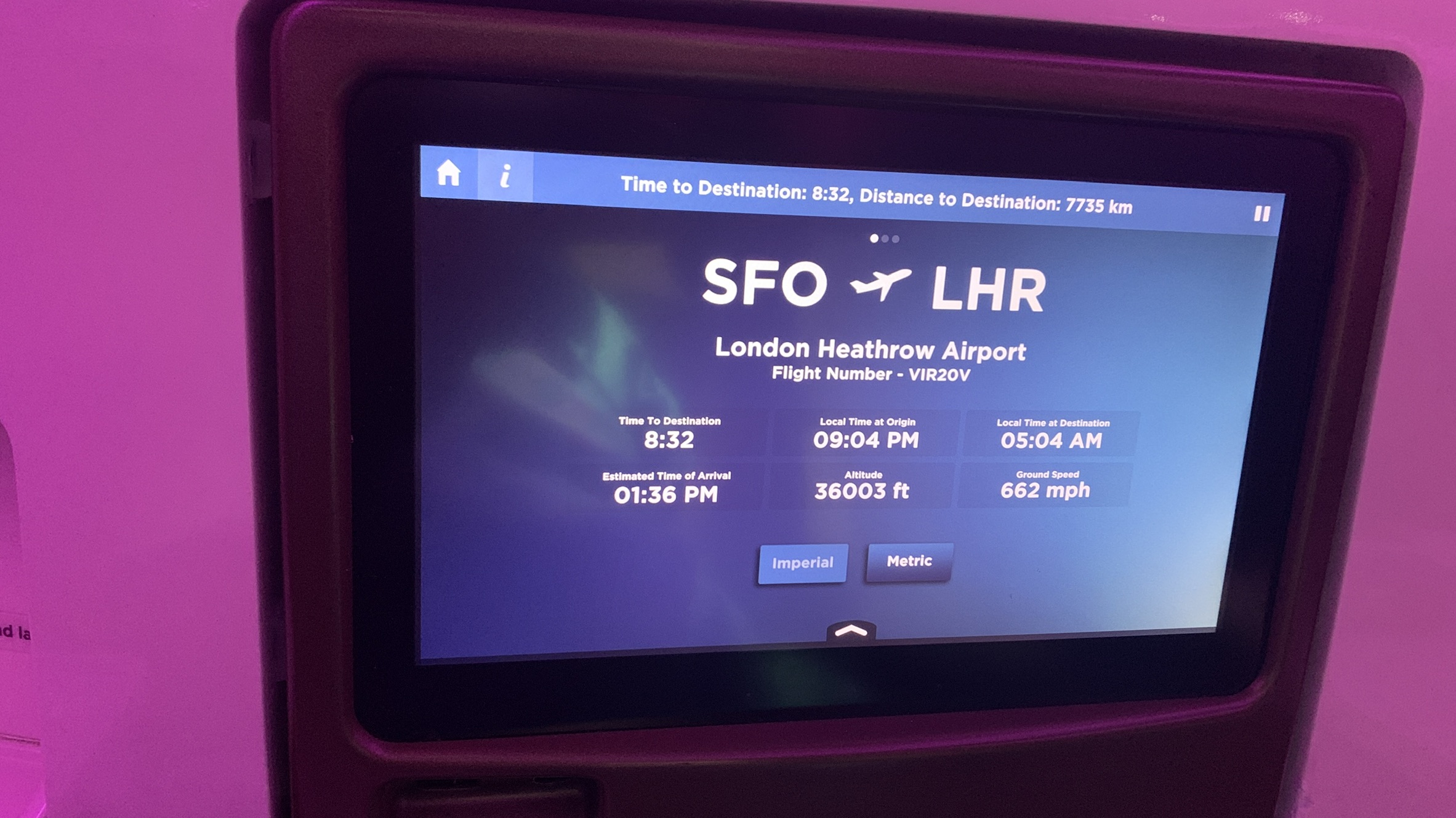SFO - LHR