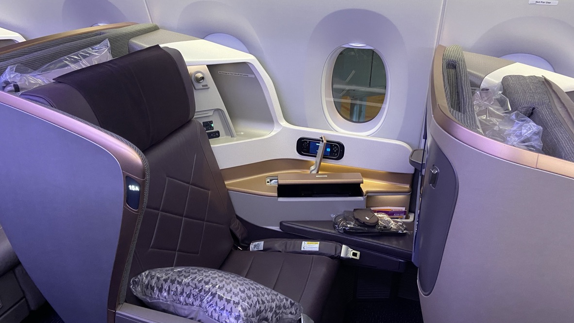 Business Class seat in the Longest Flight in the World