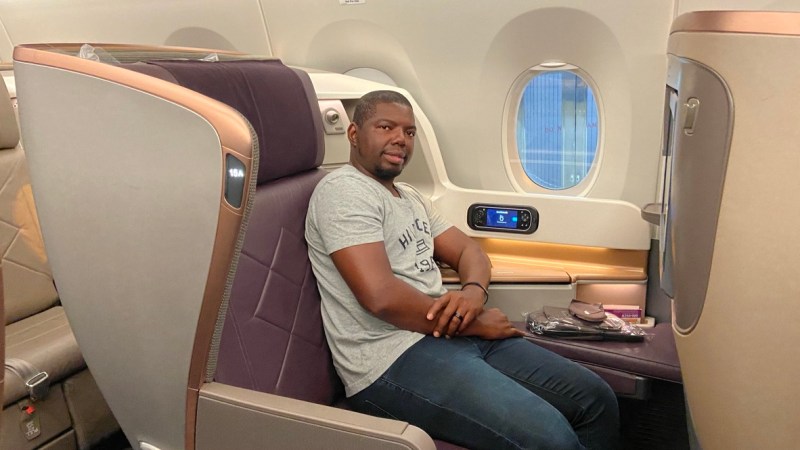 The Points Engineer in the Longest Flight in the World