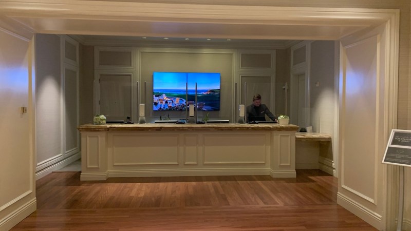 Check in counter