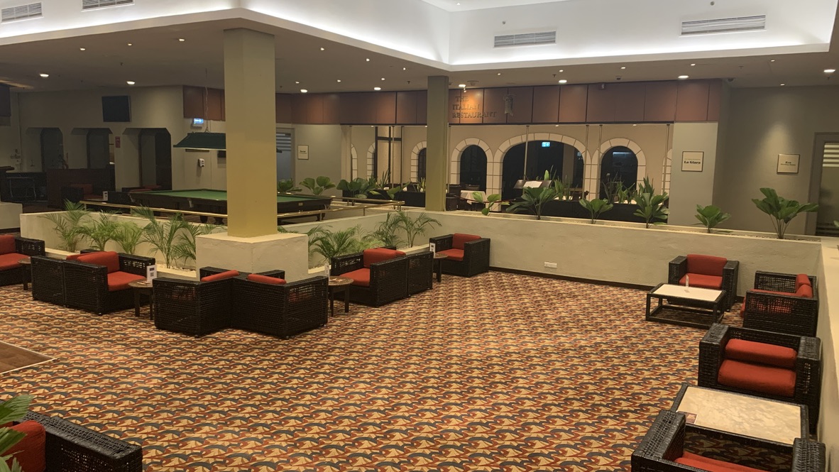 Lobby area at the Sheraton Lagos Hotel, Ikeja