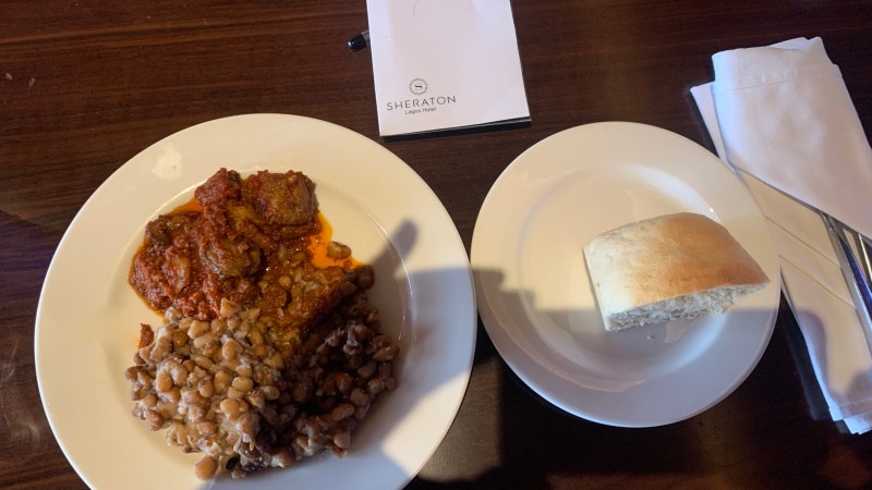 Breakfast at The Sheraton Lagos Hotel, Ikeja