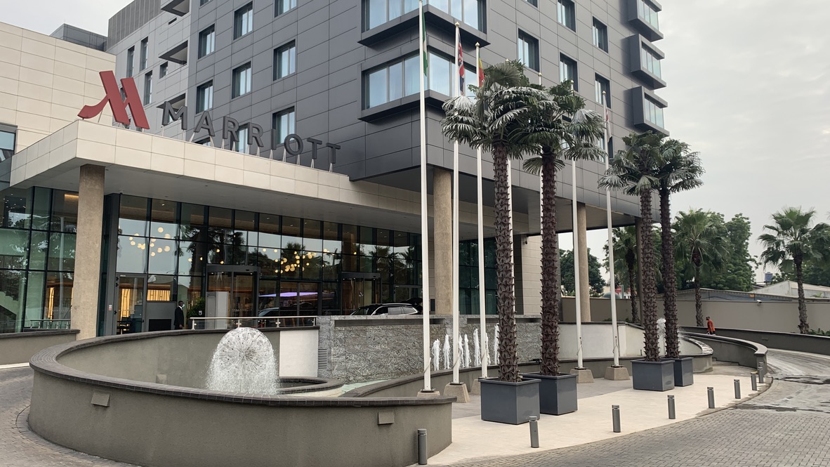 Lagos Marriott Hotel Ikeja Aerial View 
