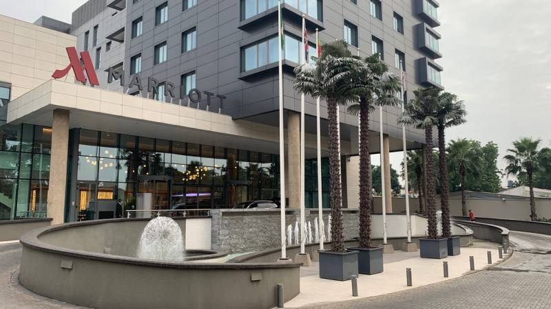 Lagos Marriott Hotel Ikeja Aerial View