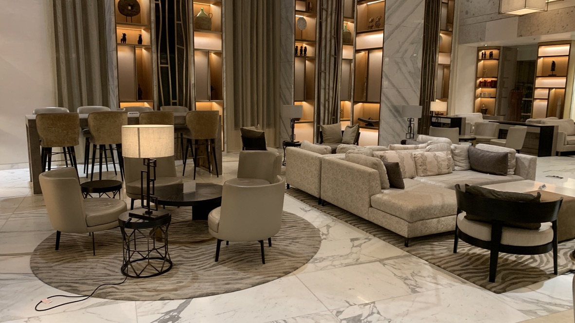 Lobby at the Lagos Marriott Hotel Ikeja