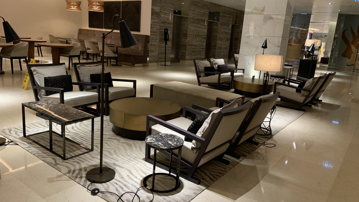 Lobby at the Lagos Marriott Hotel Ikeja