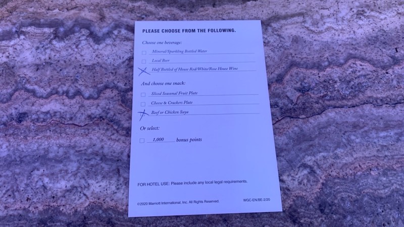 Welcome gift options