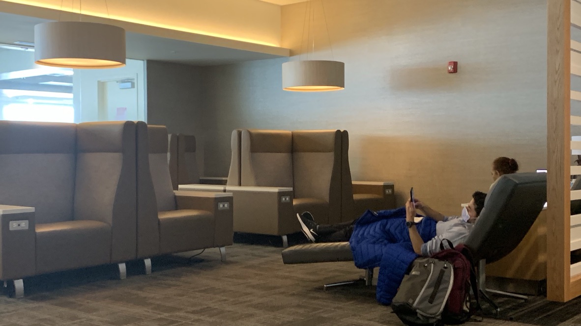 The American Airlines Flagship Lounge Miami seating area