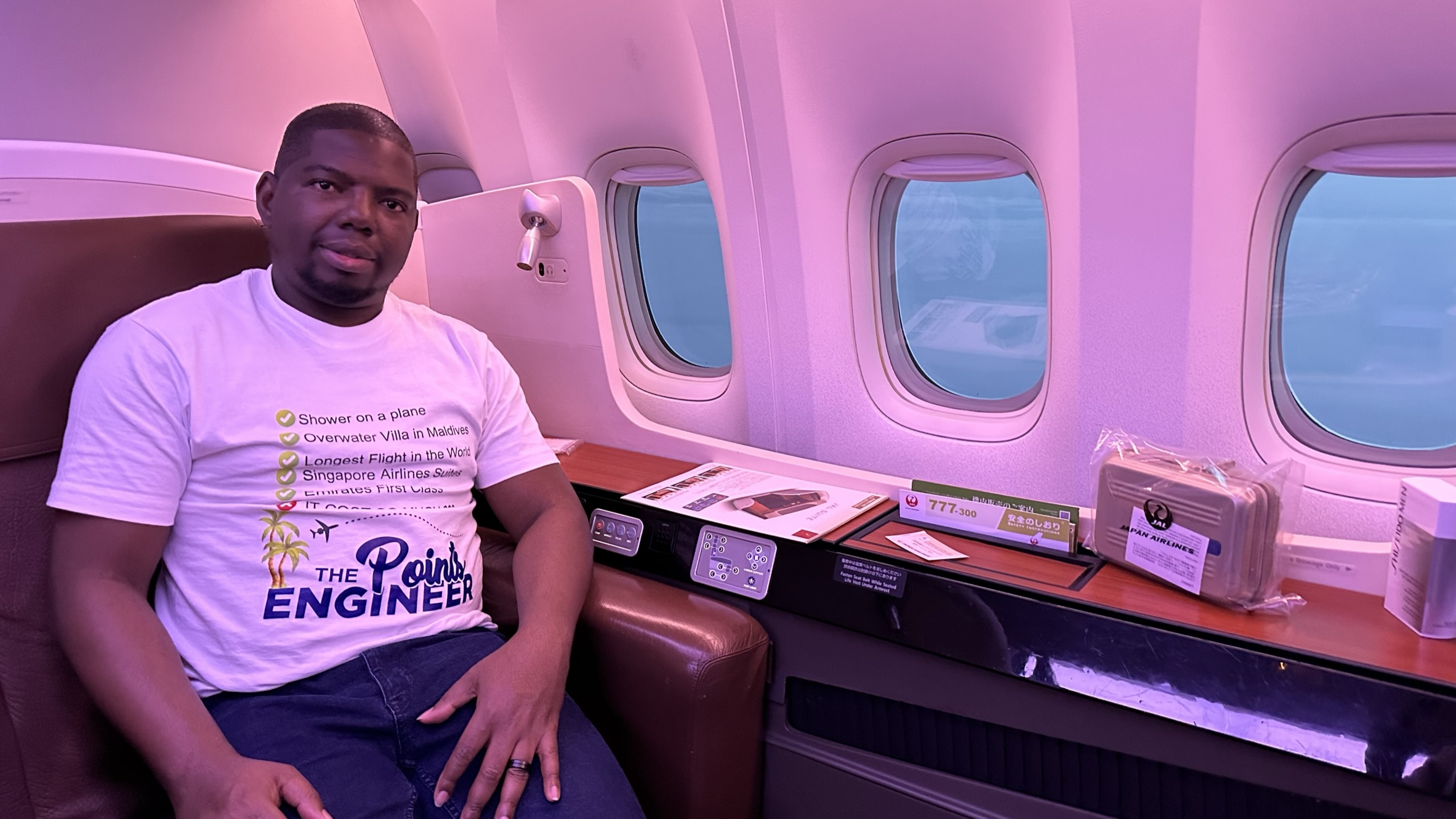 Japan Airlines First Class? Yes, please