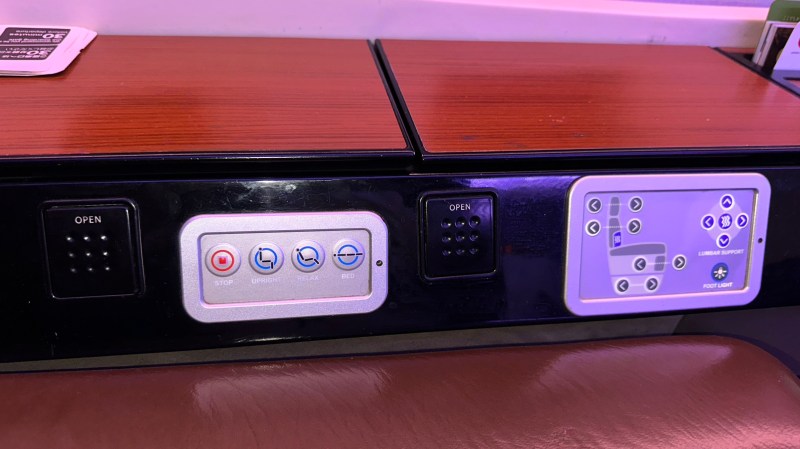 Seat controls