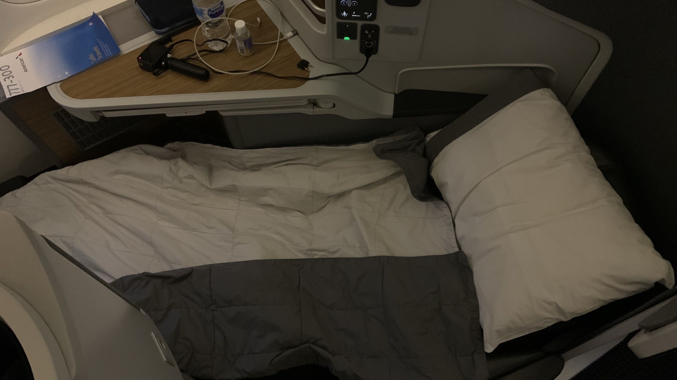 American Airlines Flagship Business Lie-Flat Bed