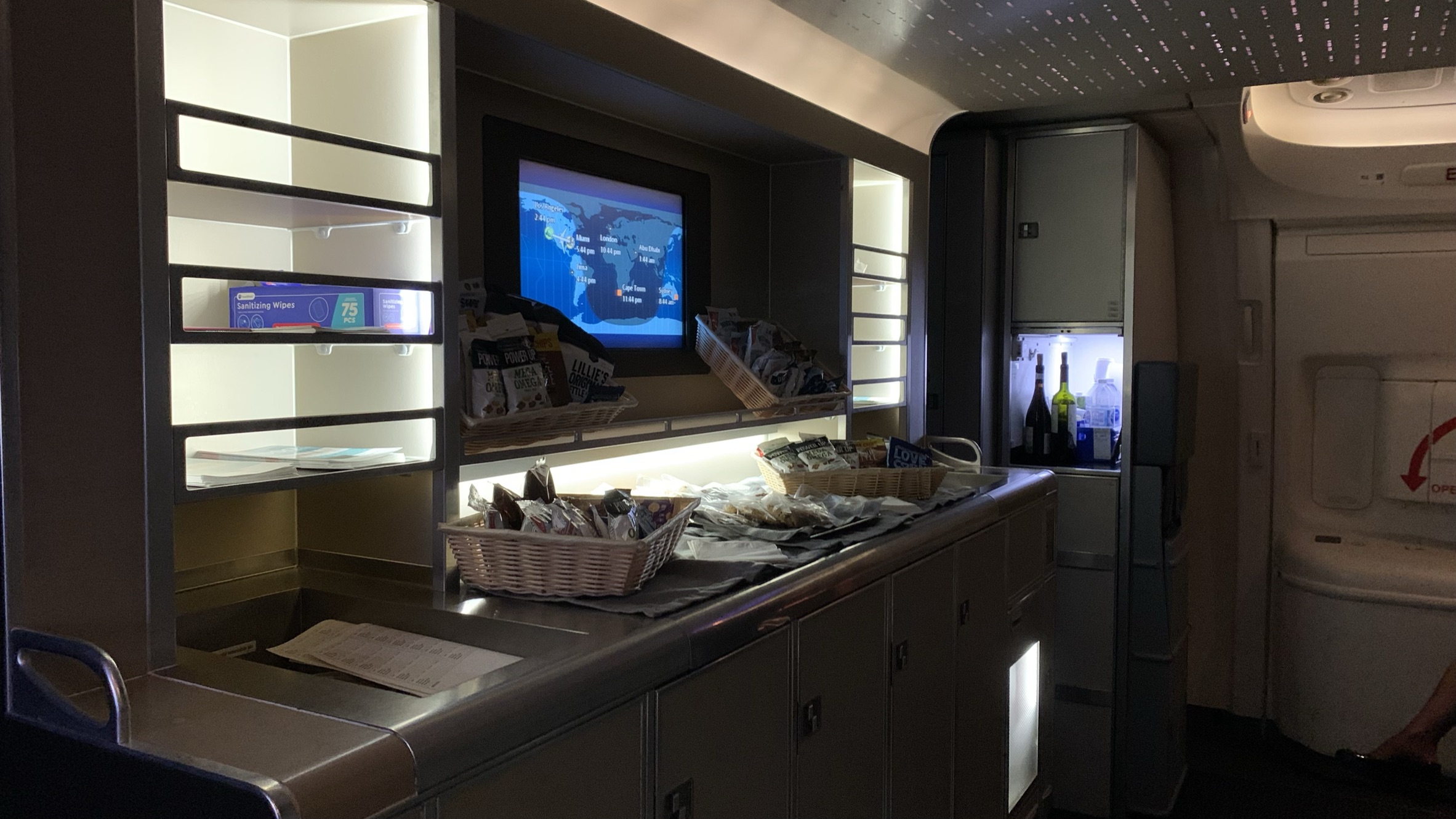 Snacks and beverages