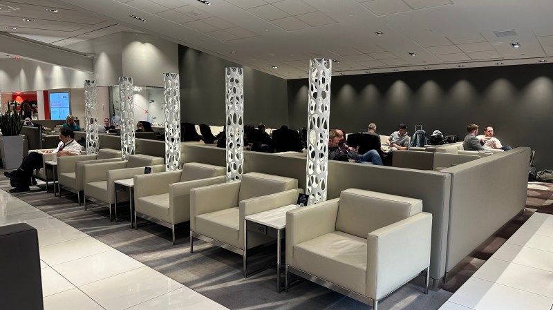 Seating area at the lounge