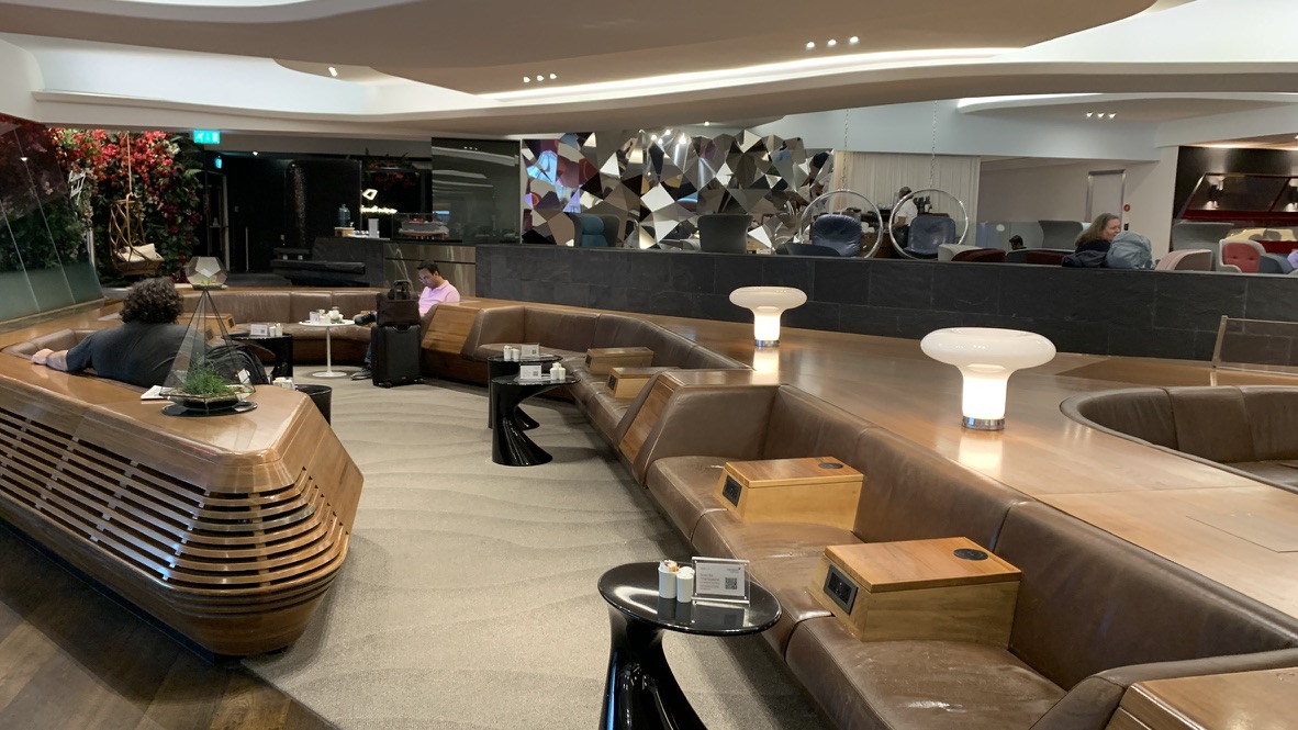 Seats with power outlets