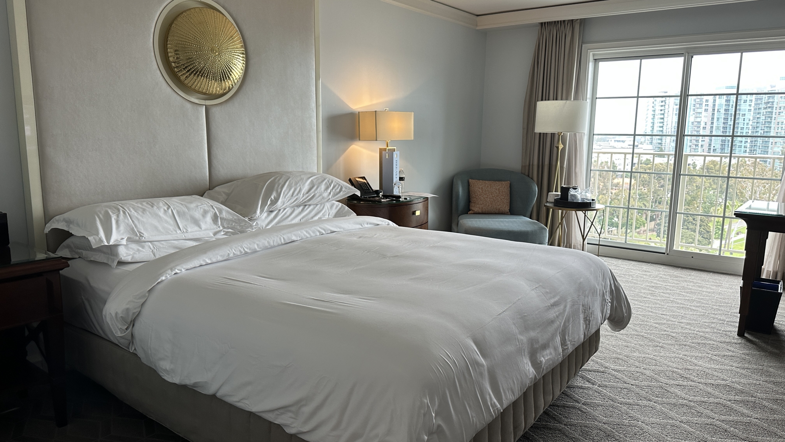 1 King Bed Partial Guest Room