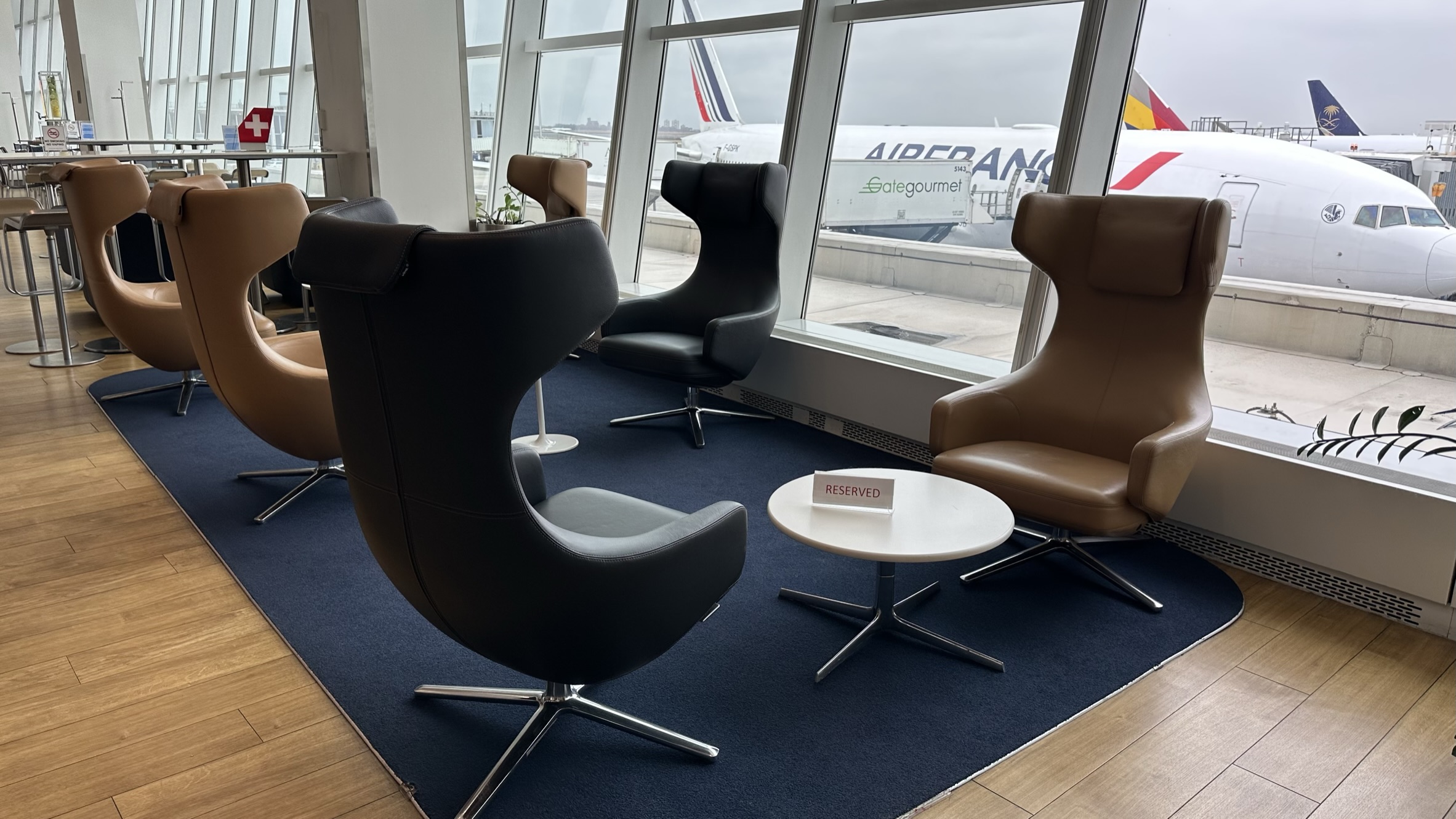 Lufthansa Lounge JFK seating area