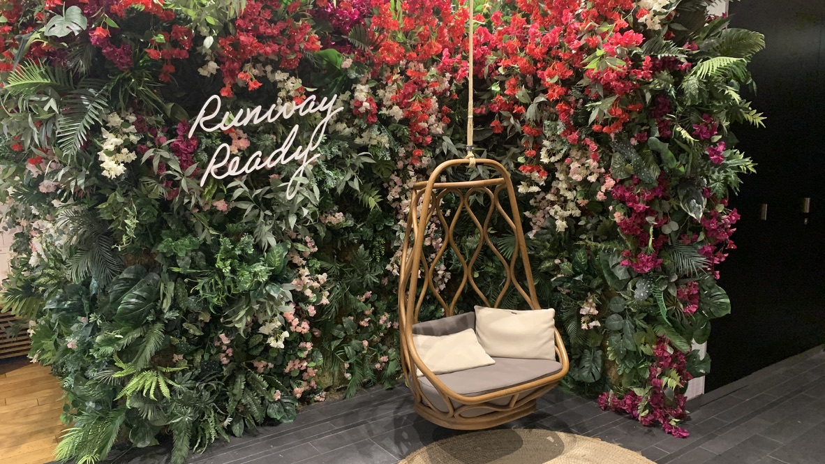 Runway ready swing
