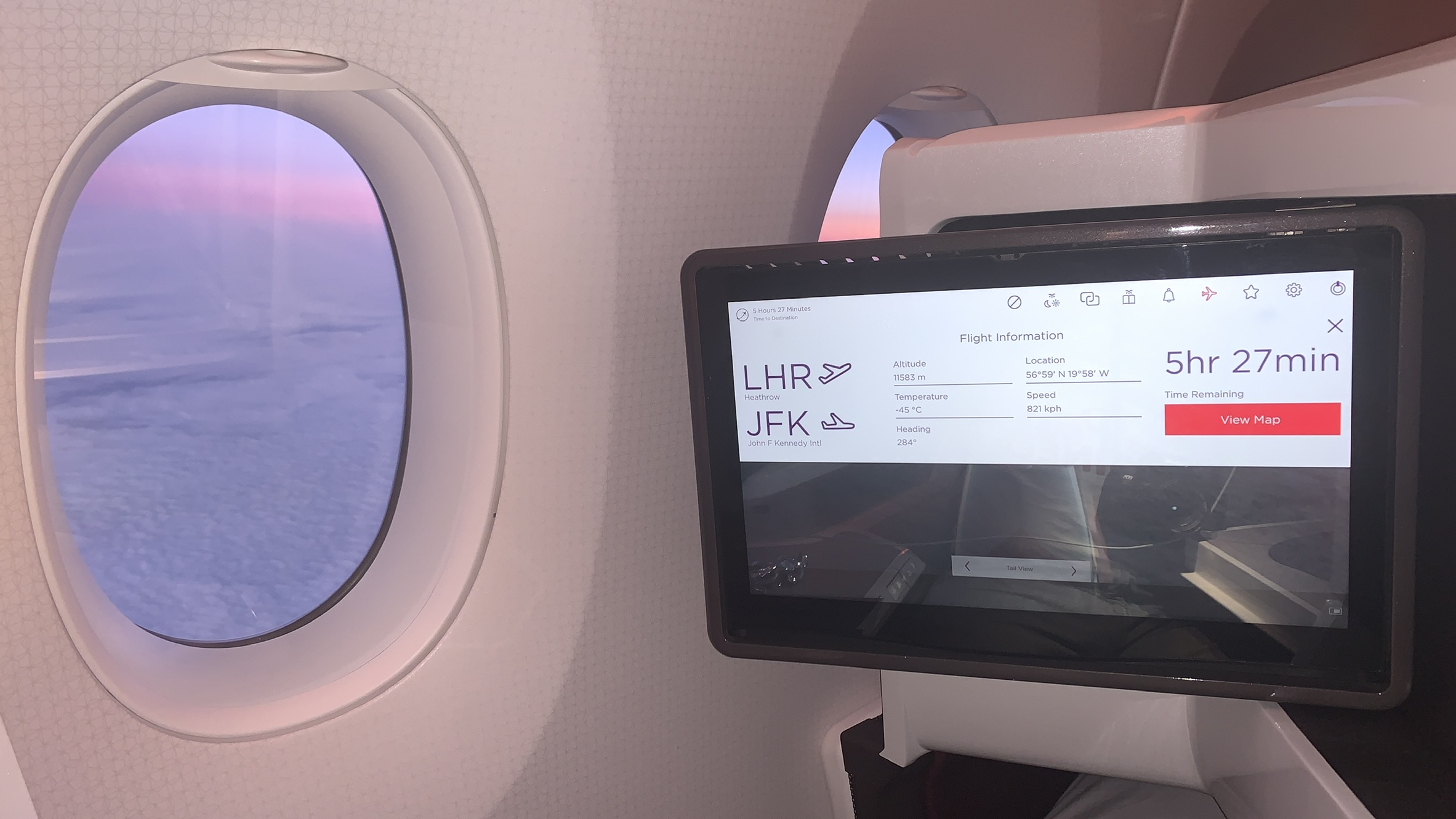 Virgin Atlantic Upper Class Airbus A350-1000