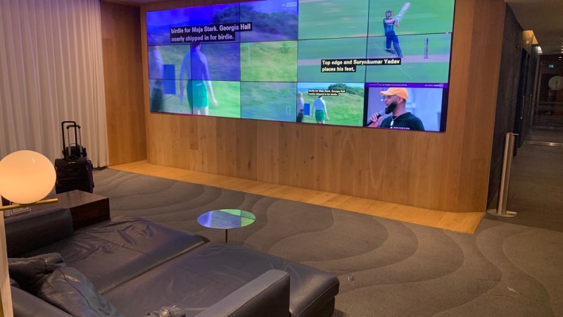 TV viewing area