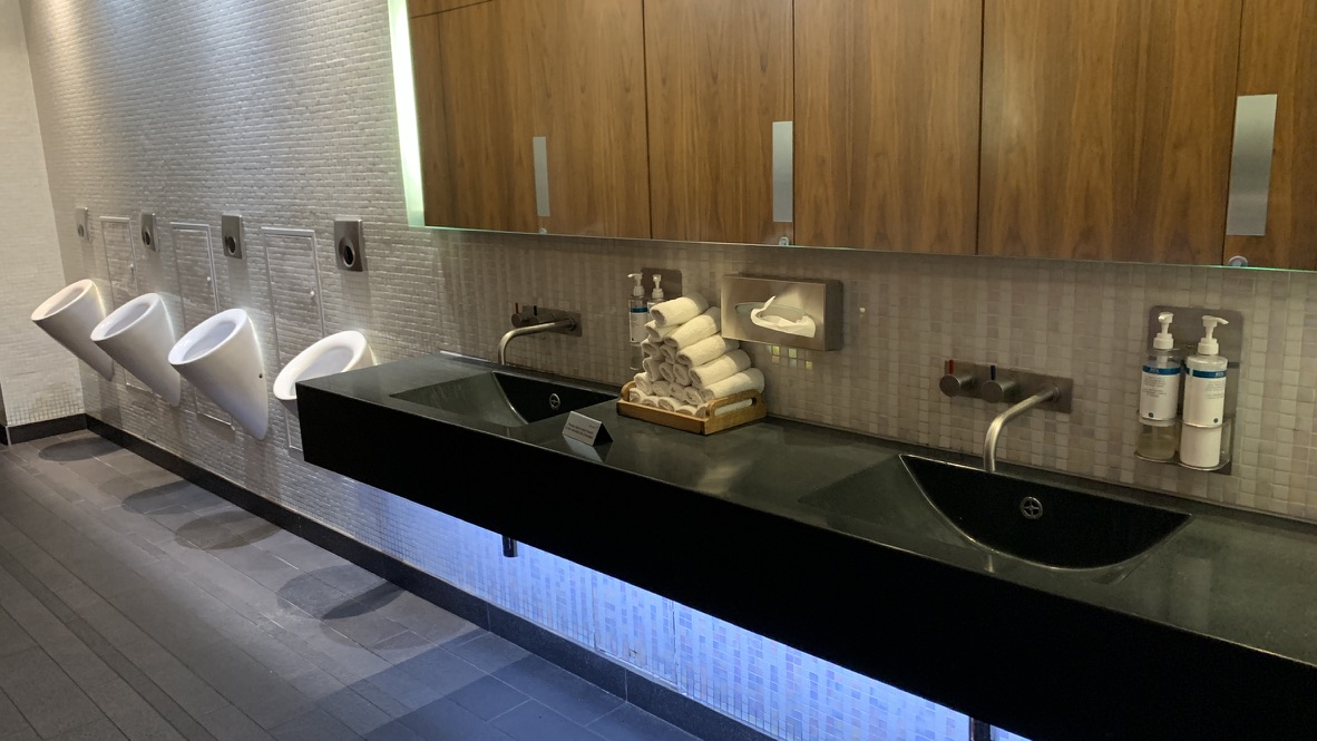 Restroom at the lounge