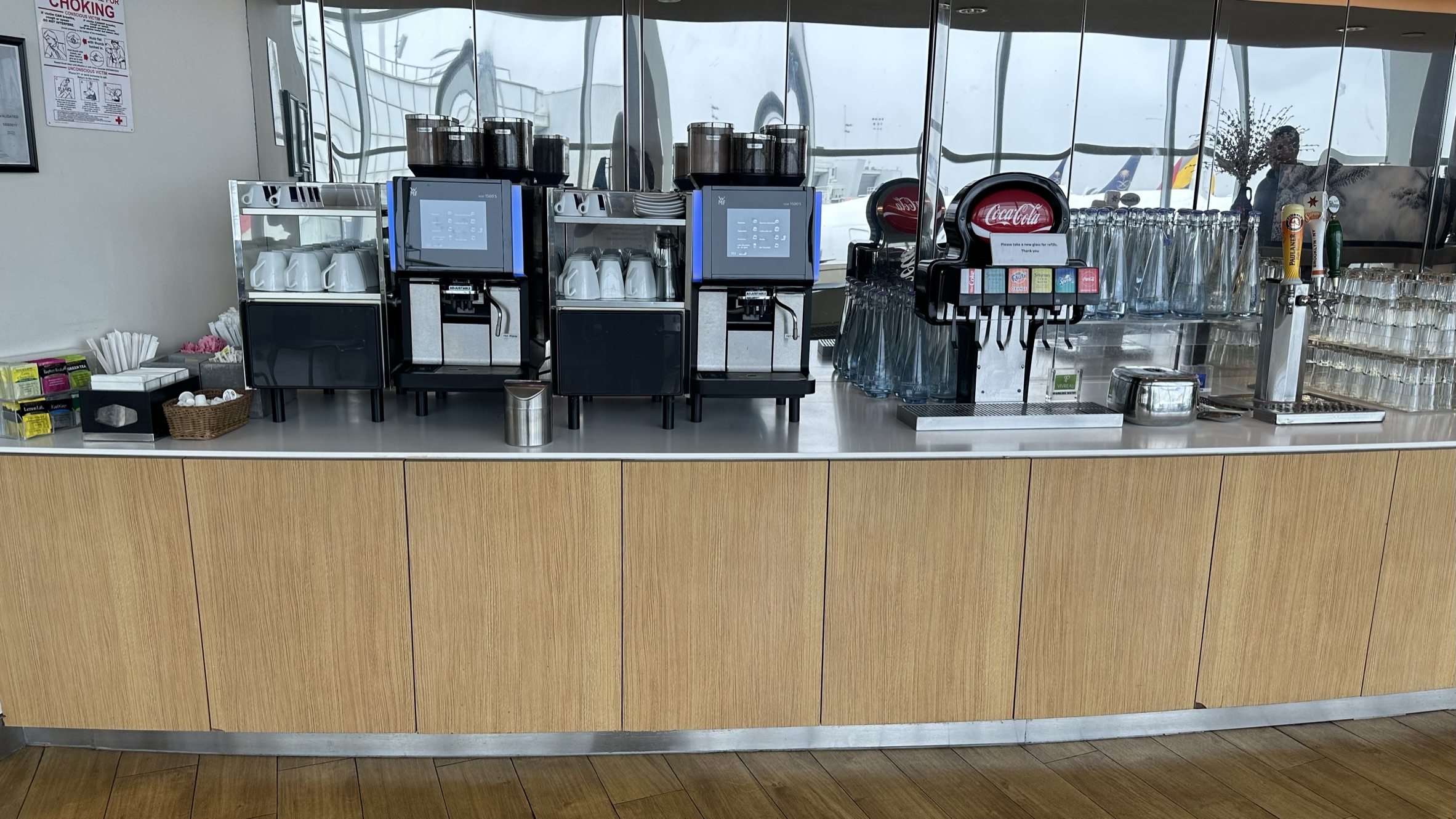 Coffee and soda machines