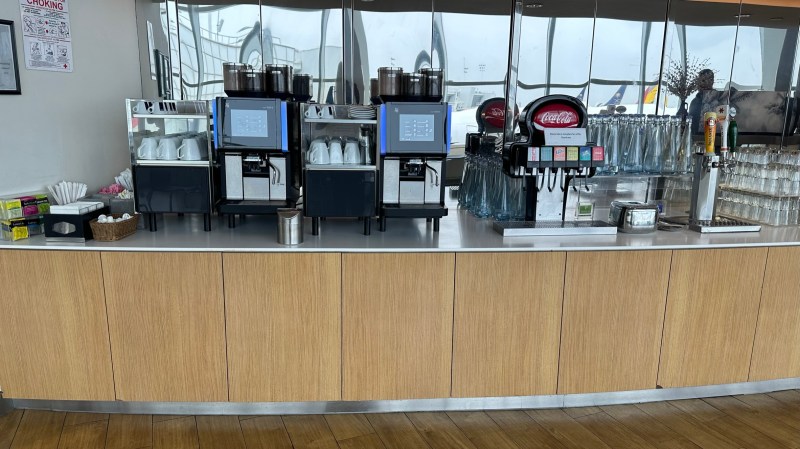 Coffee and soda machines