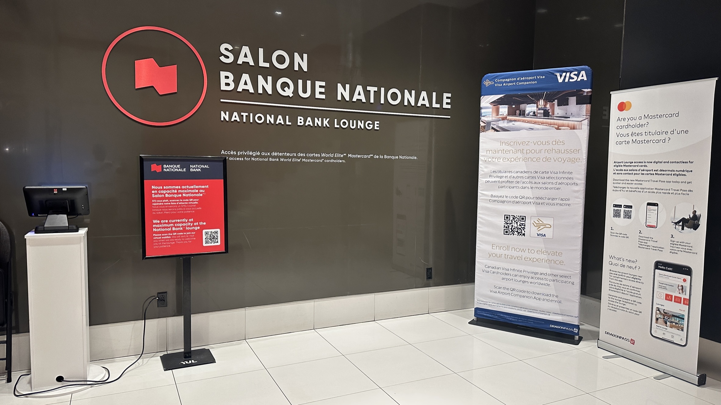 The National Bank Lounge, Montreal Airport