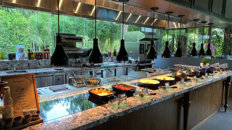 Buffet spread