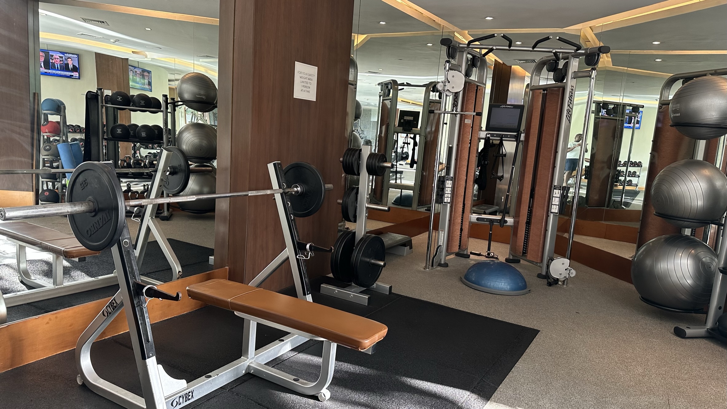 Fitness Center at the hotel