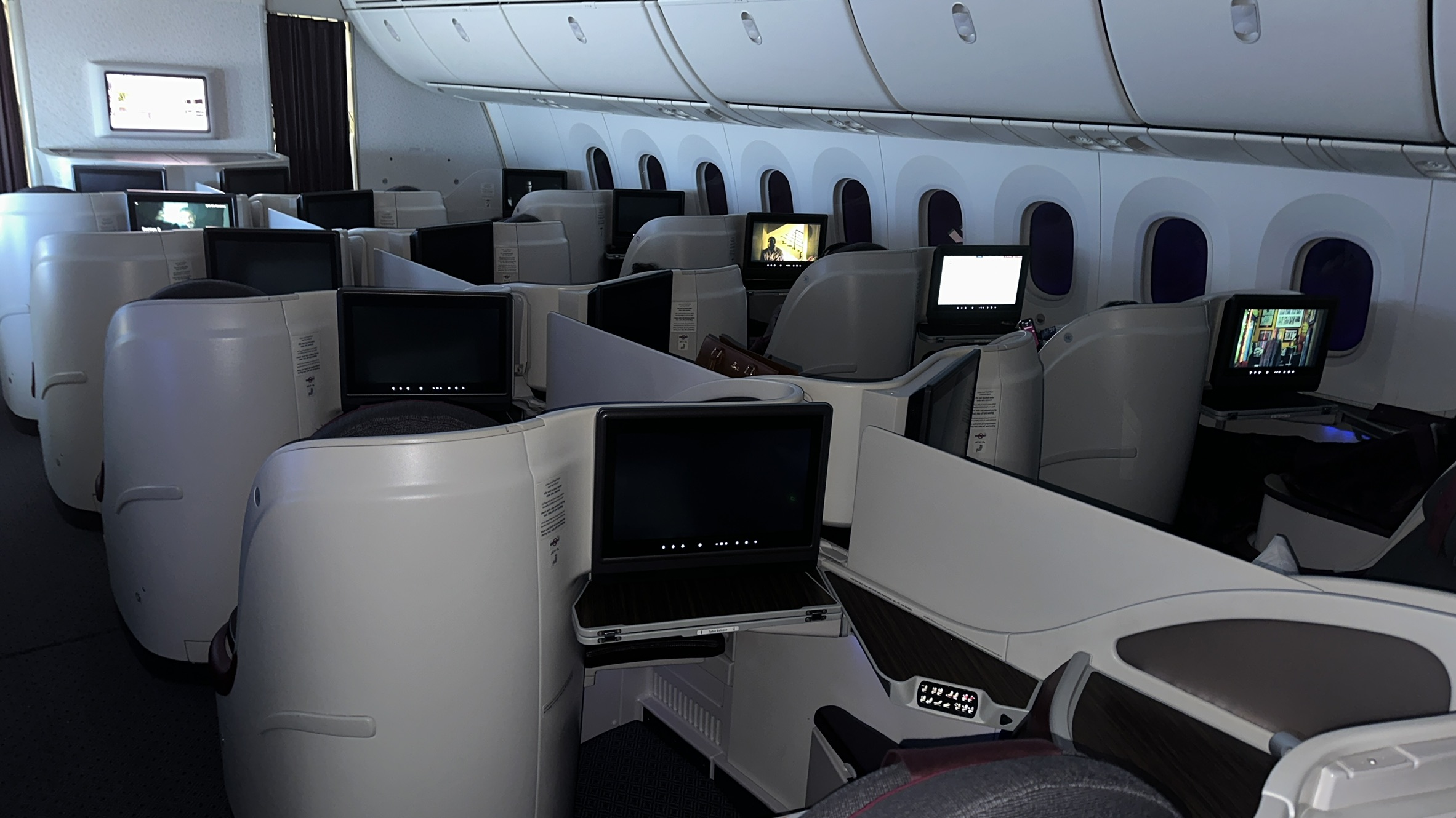 Qatar Airways Business Class Boeing 787