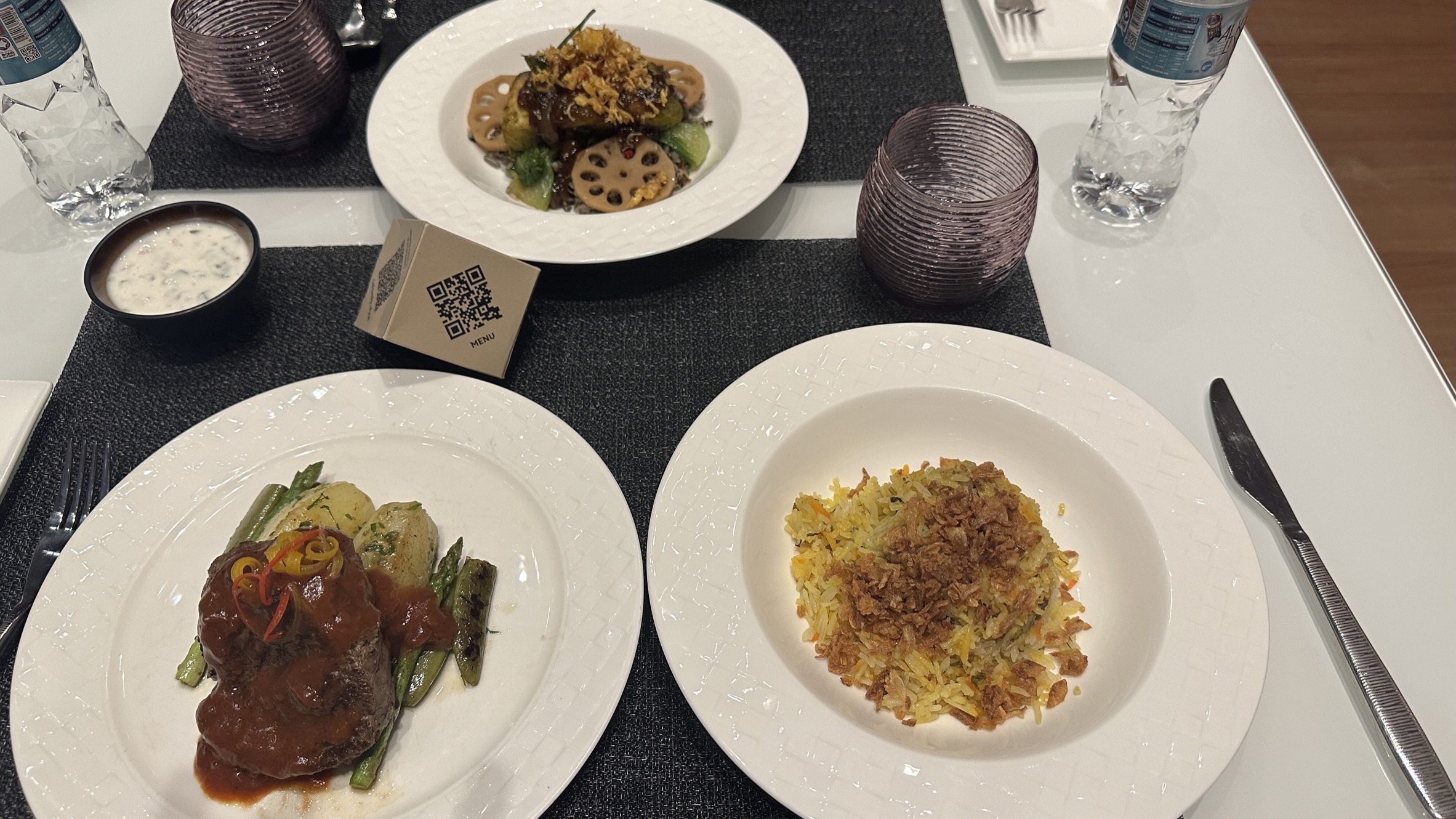 4am Dinner at the Al Mourjan Lounge Doha