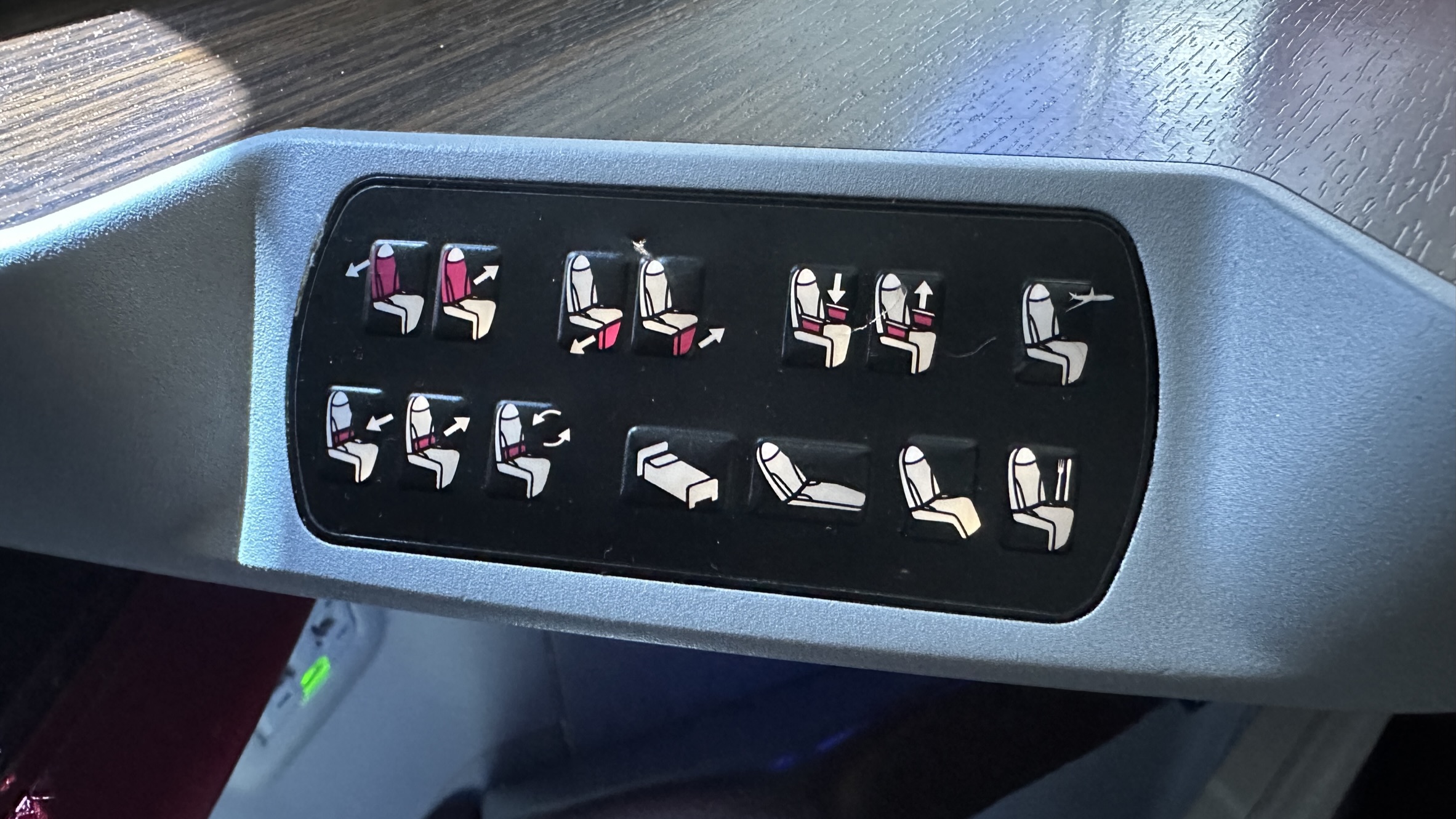 Seat controls 
