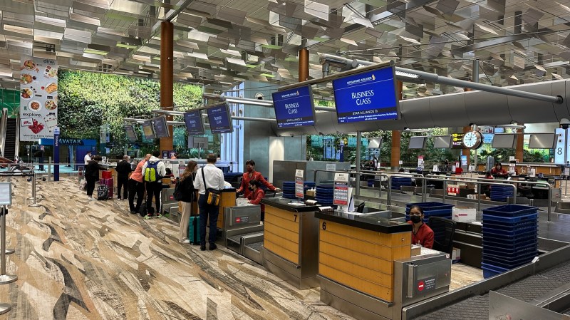 Business Class Check-In Counters