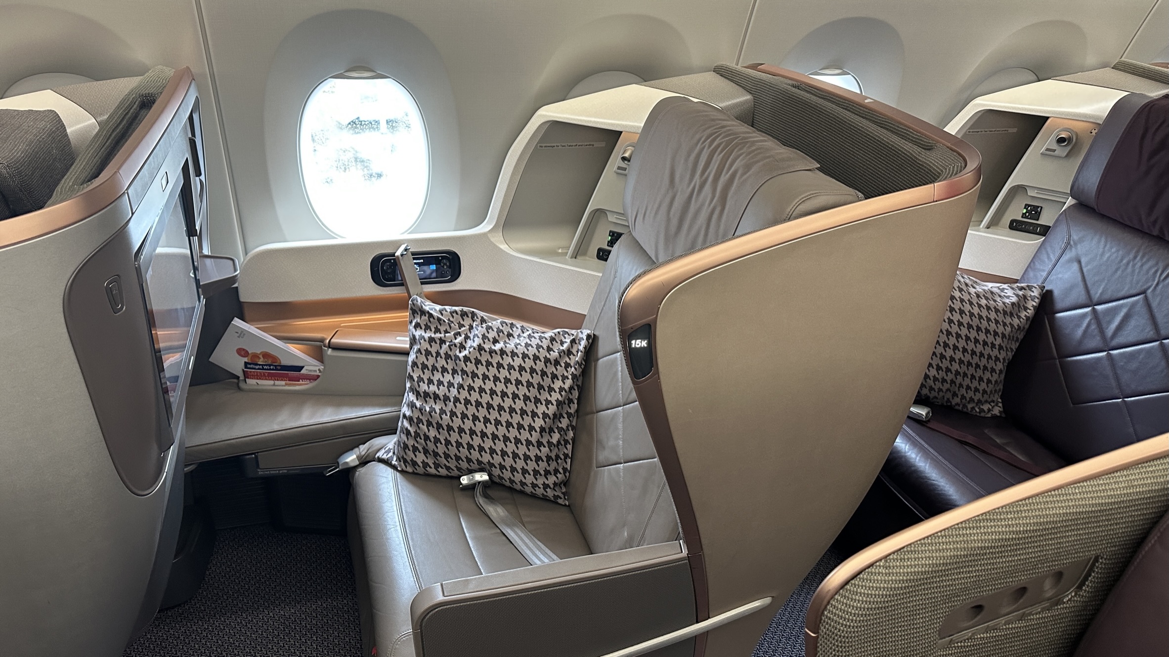 Singapore Airlines Business Class Airbus A350