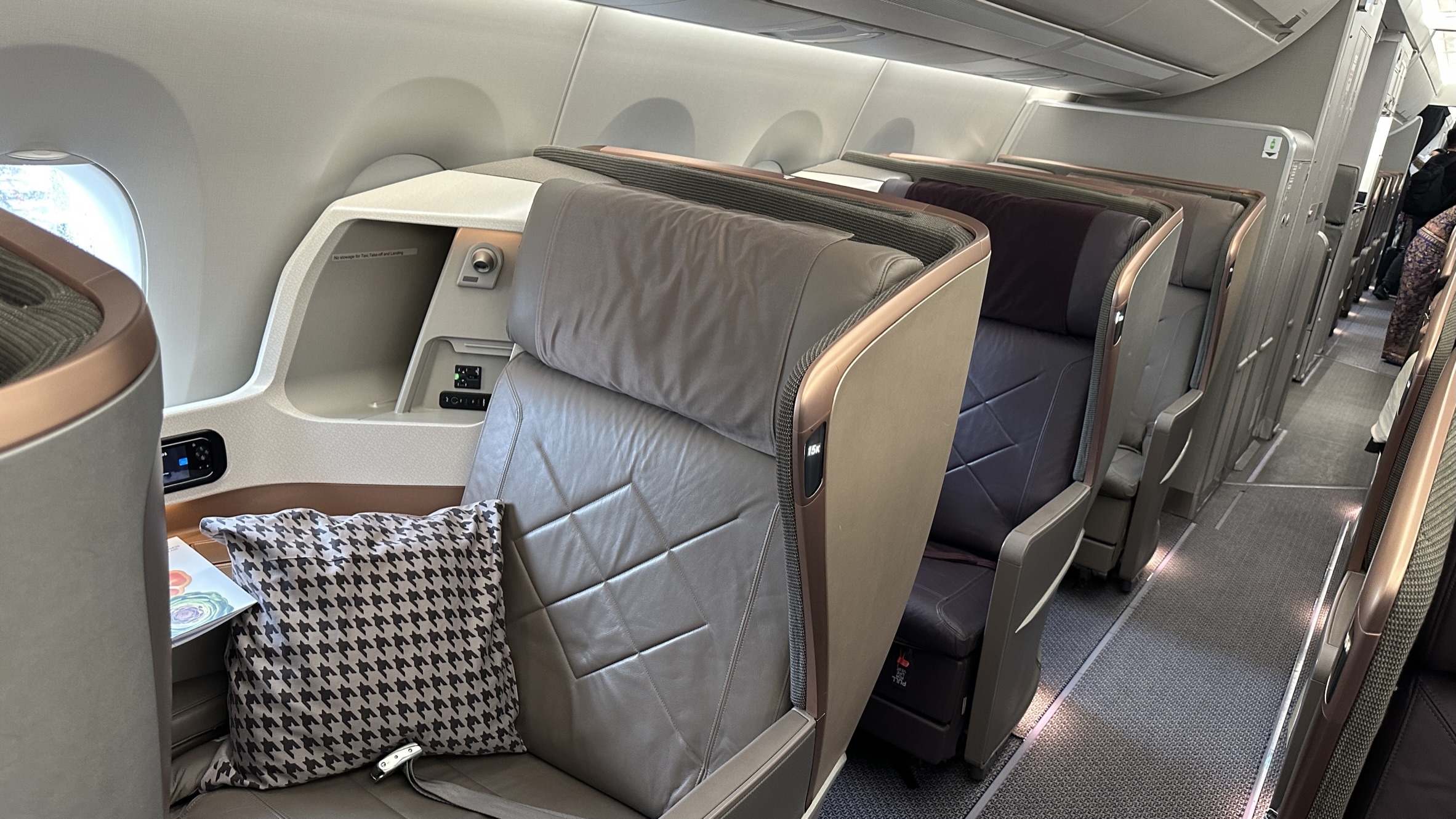 Singapore Airlines Business Class Airbus A350