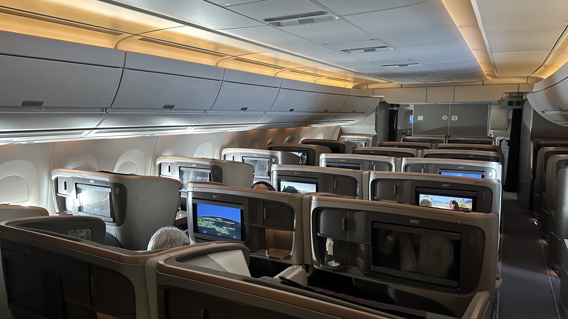 Singapore Airlines Business Class Airbus A350