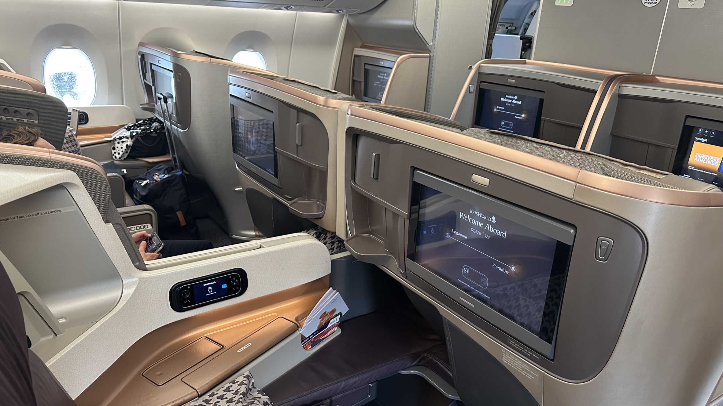 Singapore Airlines Business Class Airbus A350
