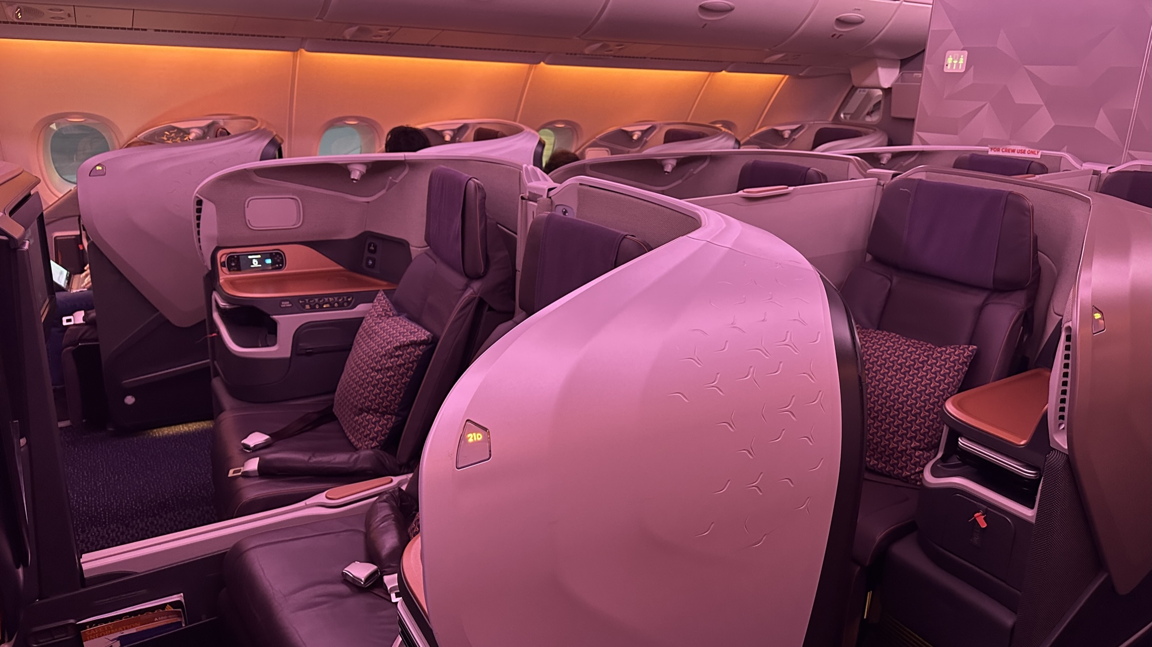 Singapore Airlines Airbus A380 Business Class