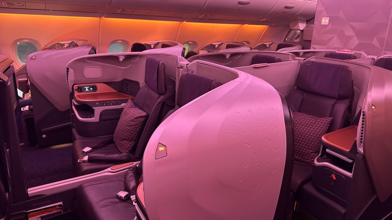 Singapore Airlines Airbus A380 Business Class
