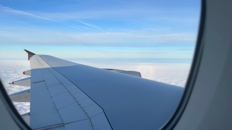 Right after takeoff