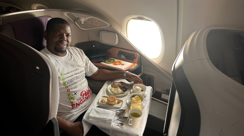 Singapore Airlines Airbus A380 Business Class