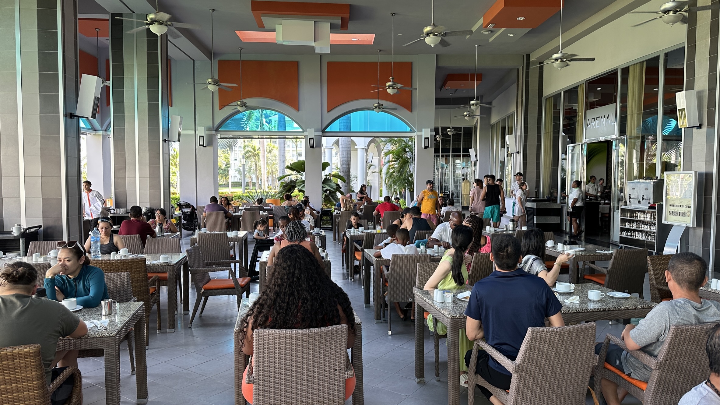 Breakfast at the Arenal Restaurant